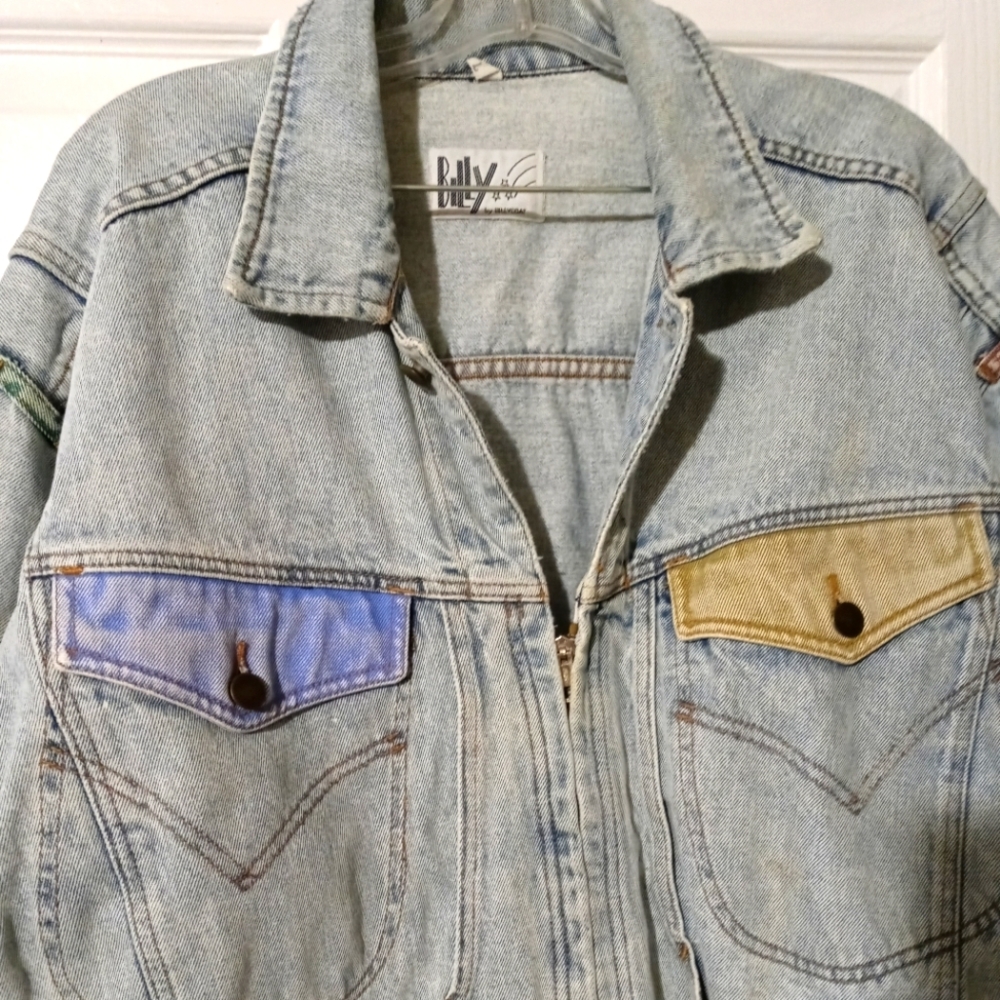 🐎Billy by Billycoat Vintage Denim Jacket Size L,Like 🆕,80's,90',Western Wear🚜